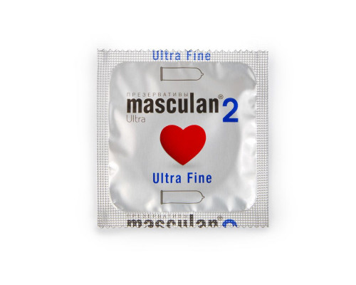 Ультратонкие презервативы Masculan Ultra 2 Fine с обильной смазкой - 150 шт.