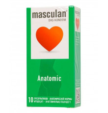 Презервативы анатомической формы Masculan Anatomic - 10 шт.