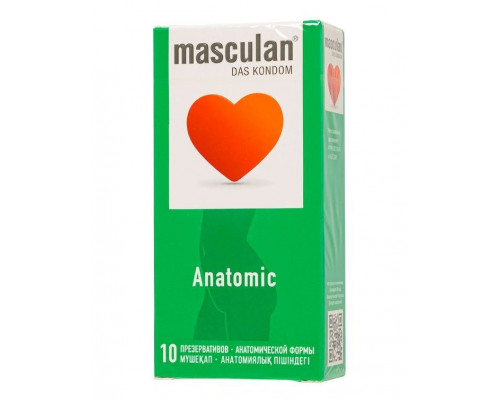 Презервативы анатомической формы Masculan Anatomic - 10 шт.