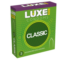 Гладкие презервативы LUXE Royal Classic - 3 шт.