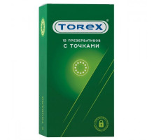 Текстурированные презервативы Torex  С точками  - 12 шт.