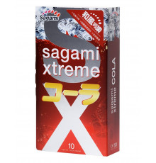 Ароматизированные презервативы Sagami Xtreme Cola - 10 шт.