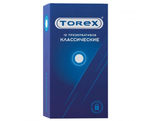 Заказать Гладкие презервативы Torex  Классические  - 12 шт.