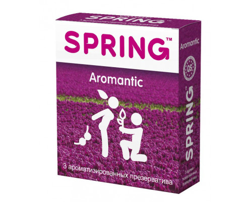 Заказать Ароматизированные презервативы SPRING AROMANTIC - 3 шт.