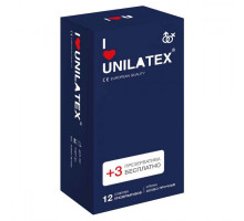 Ультрапрочные презервативы Unilatex Extra Strong - 12 шт. + 3 шт. в подарок