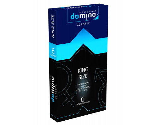 Заказать Презервативы увеличенного размера DOMINO Classic King size - 6 шт.