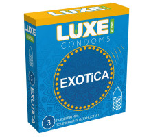 Текстурированные презервативы LUXE Royal Exotica - 3 шт.