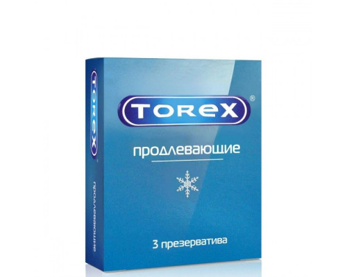 Заказать Презервативы Torex  Продлевающие  с пролонгирующим эффектом - 3 шт.