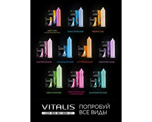 Заказать Презервативы Vitalis Premium Mix - 15 шт.