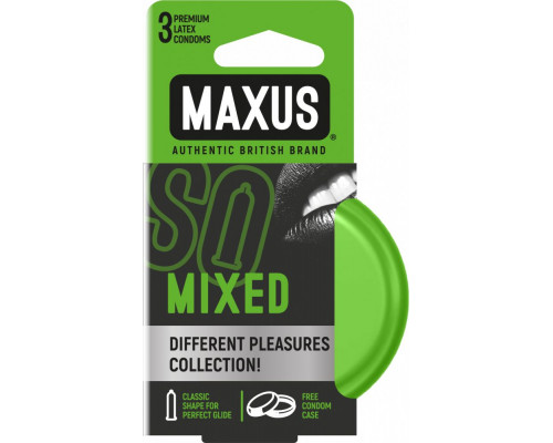 Заказать Презервативы в железном кейсе MAXUS Mixed - 3 шт.