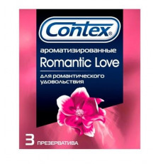 Презервативы с ароматом CONTEX Romantic - 3 шт.