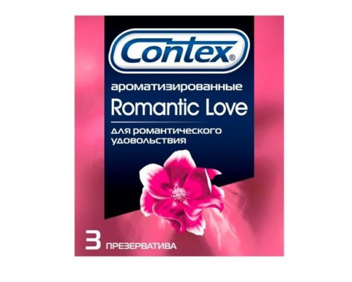 Заказать Презервативы с ароматом CONTEX Romantic - 3 шт.