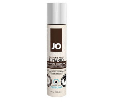 Водно-масляный лубрикант с охлаждающим эффектом JO Silicone free Hybrid Lubricant COOLING  - 30 мл.