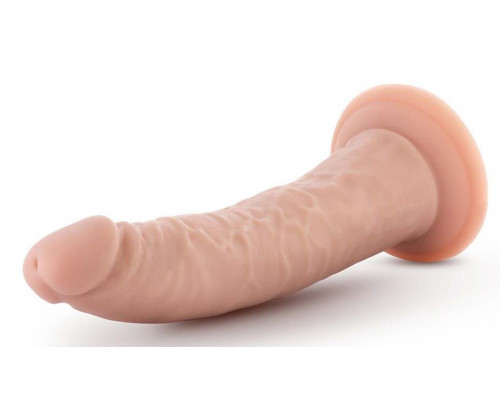 Телесный фаллоимитатор-реалистик 7 Inch Posable Dildo - 19 см.