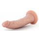 Телесный фаллоимитатор-реалистик 7 Inch Posable Dildo - 19 см.