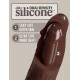 Заказать Коричневый фаллоимитатор 7  Silicone Dual Density Cock - 21 см.