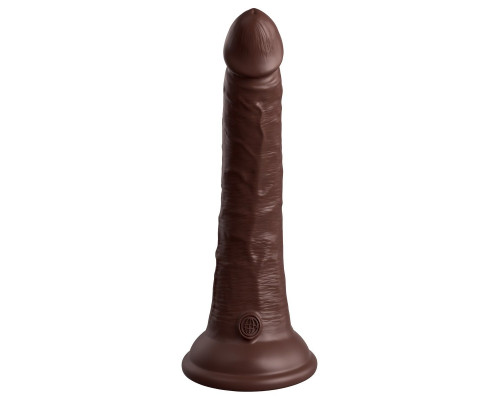 Заказать Коричневый фаллоимитатор 7  Silicone Dual Density Cock - 21 см.