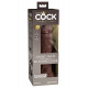 Заказать Коричневый фаллоимитатор 8  Silicone Dual Density Cock - 22,8 см.