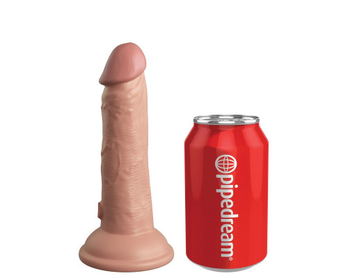 Заказать Телесный фаллоимитатор 6  Silicone Dual Density Cock - 17 см.