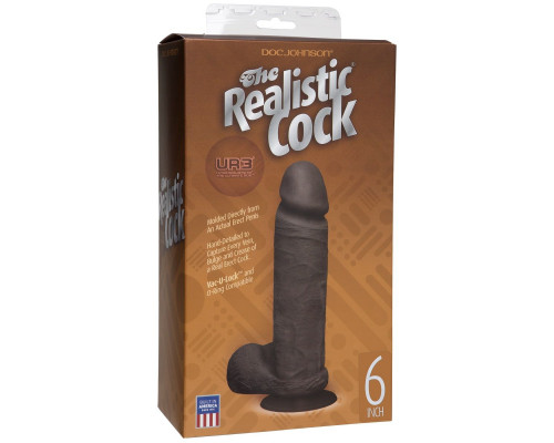 Заказать Реалистичный фаллоимитатор The Realistic Cock ULTRASKYN 6” - 17,3 см.