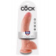 Заказать Телесный фаллоимитатор 9  Cock with Balls - 22,9 см.