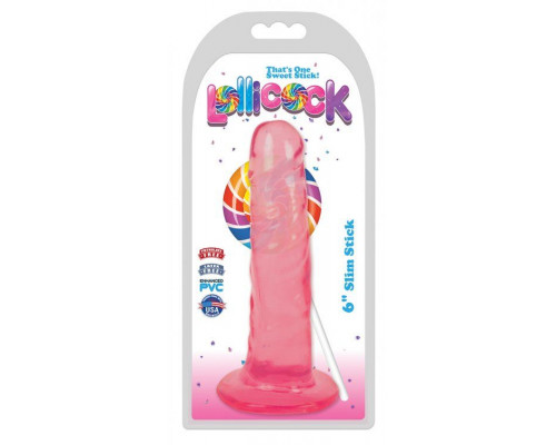 Заказать Розовый фаллоимитатор Slim Stick Dildo - 15,2 см.