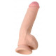 Заказать Телесный фаллоимитатор  RealStick Elite DILDO Marc - 24 см.