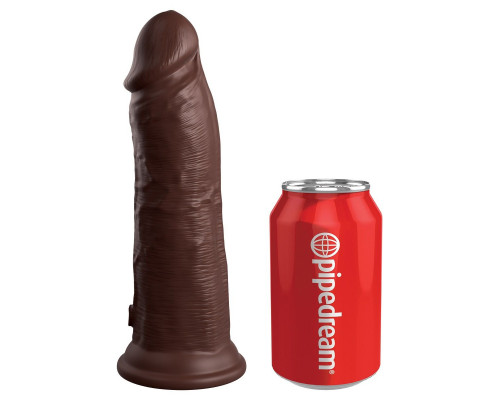 Заказать Коричневый фаллоимитатор 8  Silicone Dual Density Cock - 22,8 см.