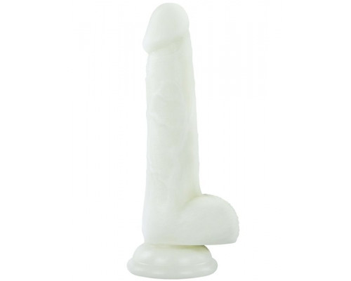 Светящийся в темноте фаллоимитатор 7 Inch Lumino Play Silicone Dildo - 18 см.