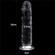 Заказать Прозрачный фаллоимитатор на присоске Flawless Clear Dildo - 18 см.