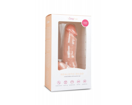 Заказать Телесный фаллоимитатор Realistic Dildo - 17,5 см.