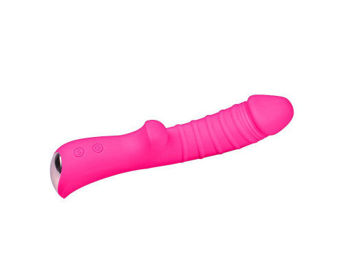 Заказать Ярко-розовый вибромассажер 5  Silicone Wild Passion - 19,1 см.