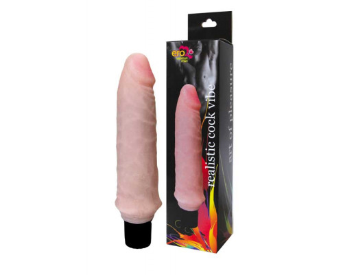 Заказать Вибратор телесного цвета  Realistic Cock Vibe - 15,5 см.