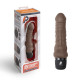 Заказать Коричневый вибратор-реалистик 6  Realistic Vibrator - 17 см.