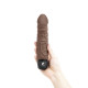 Заказать Коричневый вибратор-реалистик 6.5  Girthy Realistic Vibrator - 19 см.