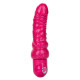 Заказать Розовый вибратор-реалистик с блестками Naughty Bits Lady Boner Bendable Personal Vibrator - 20 см.