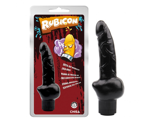 Черный вибратор-реалистик Obsidian Vibe Cock - 19 см.