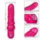 Заказать Розовый вибратор-реалистик с блестками Naughty Bits Lady Boner Bendable Personal Vibrator - 20 см.