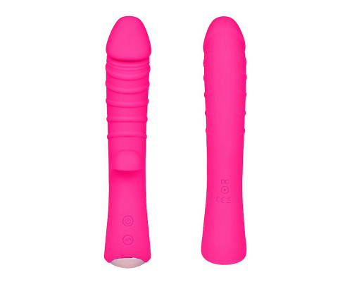 Заказать Ярко-розовый вибромассажер 5  Silicone Wild Passion - 19,1 см.