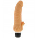 Заказать Телесный вибратор с лепестками в основании PURRFECT SILICONE CLASSIC 7INCH FLESH - 18 см.