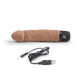 Заказать Кофейный вибратор-реалистик 6.5  Girthy Realistic Vibrator - 19 см.