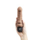 Заказать Кофейный вибратор-реалистик 6  Realistic Vibrator - 17 см.