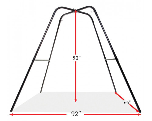 Заказать Напольный черный каркас для качелей Swing Stand