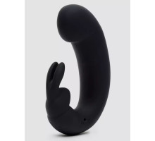 Черный мини-вибратор  кролик  Sensation Rechargeable G-Spot Rabbit Vibrator - 11,4 см.