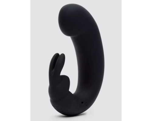 Черный мини-вибратор  кролик  Sensation Rechargeable G-Spot Rabbit Vibrator - 11,4 см.