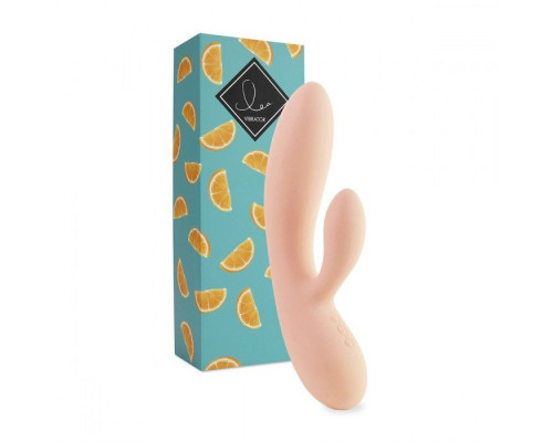 Заказать Бежевый вибратор-кролик Lea Rabbit Vibrator - 20,2 см.