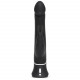 Заказать Черный вибратор-кролик Happy Rabbit Realistic Rechargeable Rabbit Vibrator - 25,4 см.