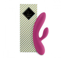 Розовый вибратор-кролик Lea Rabbit Vibrator - 20,2 см.