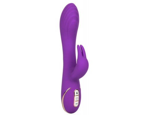 Заказать Фиолетовый вибратор-кролик с нагревом Jack Rabbit Signature Heated Silicone Rotating - 21,5 см.