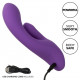 Фиолетовый вибратор-кролик Stella Liquid Silicone Dual Pleaser - 17,25 см.